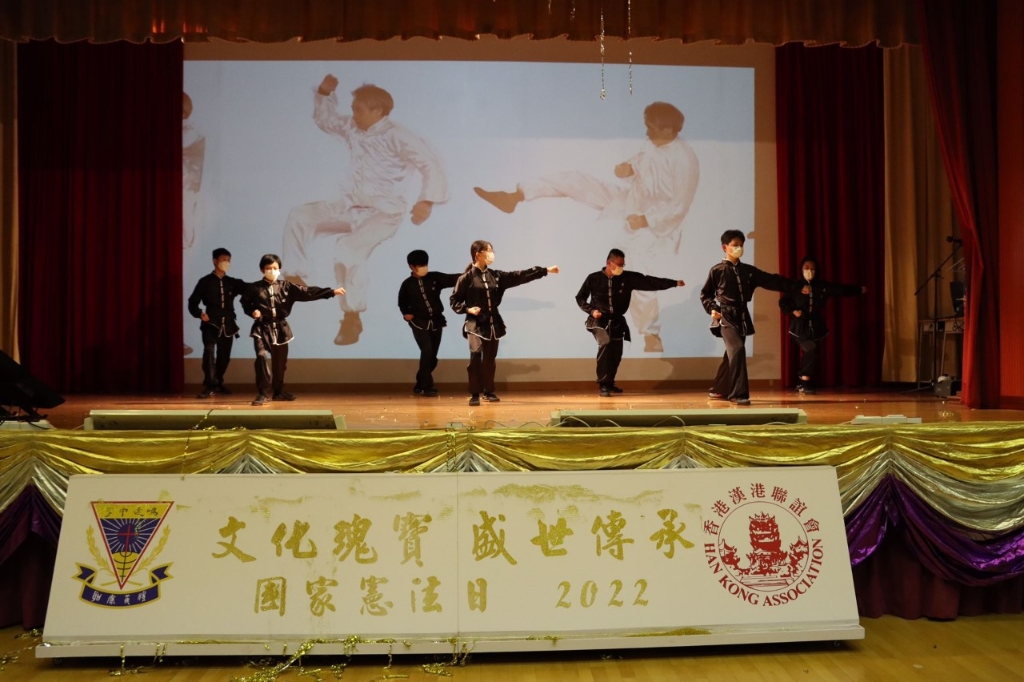 学生武术表演