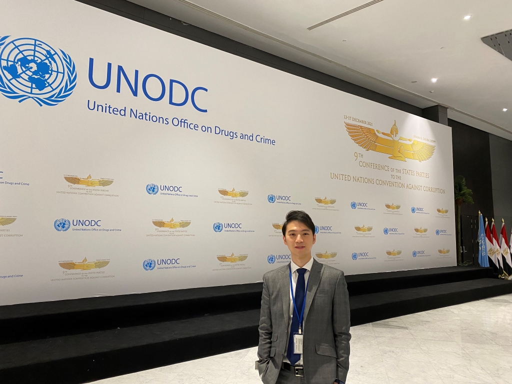 2021年12月，联合国毒品及犯罪问题办公室(UNODC)于埃及沙姆沙伊赫举行第九届《联合国反腐败公约》(《公约》)缔约国会议，黎伟楠与《公约》秘事处的一众同事们远赴当地筹办会议。该次会