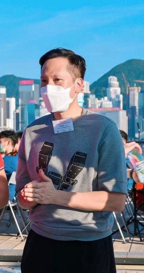 广西社团总会常务副会长、香港广西(九龙西)服务中心主任蔡朝旭 截图 2022-07-12 上午11.16.42