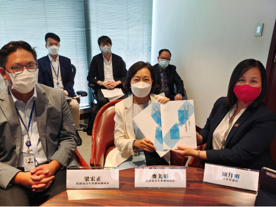 香港會場遞交現場