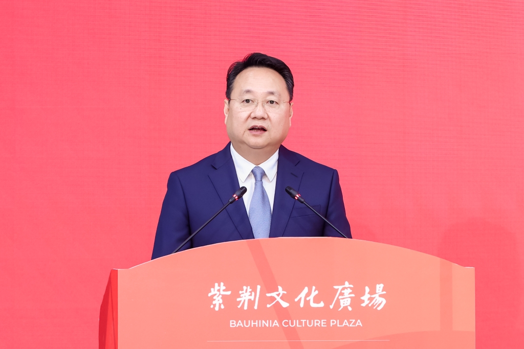 中央宣傳部副部長王綱致辭