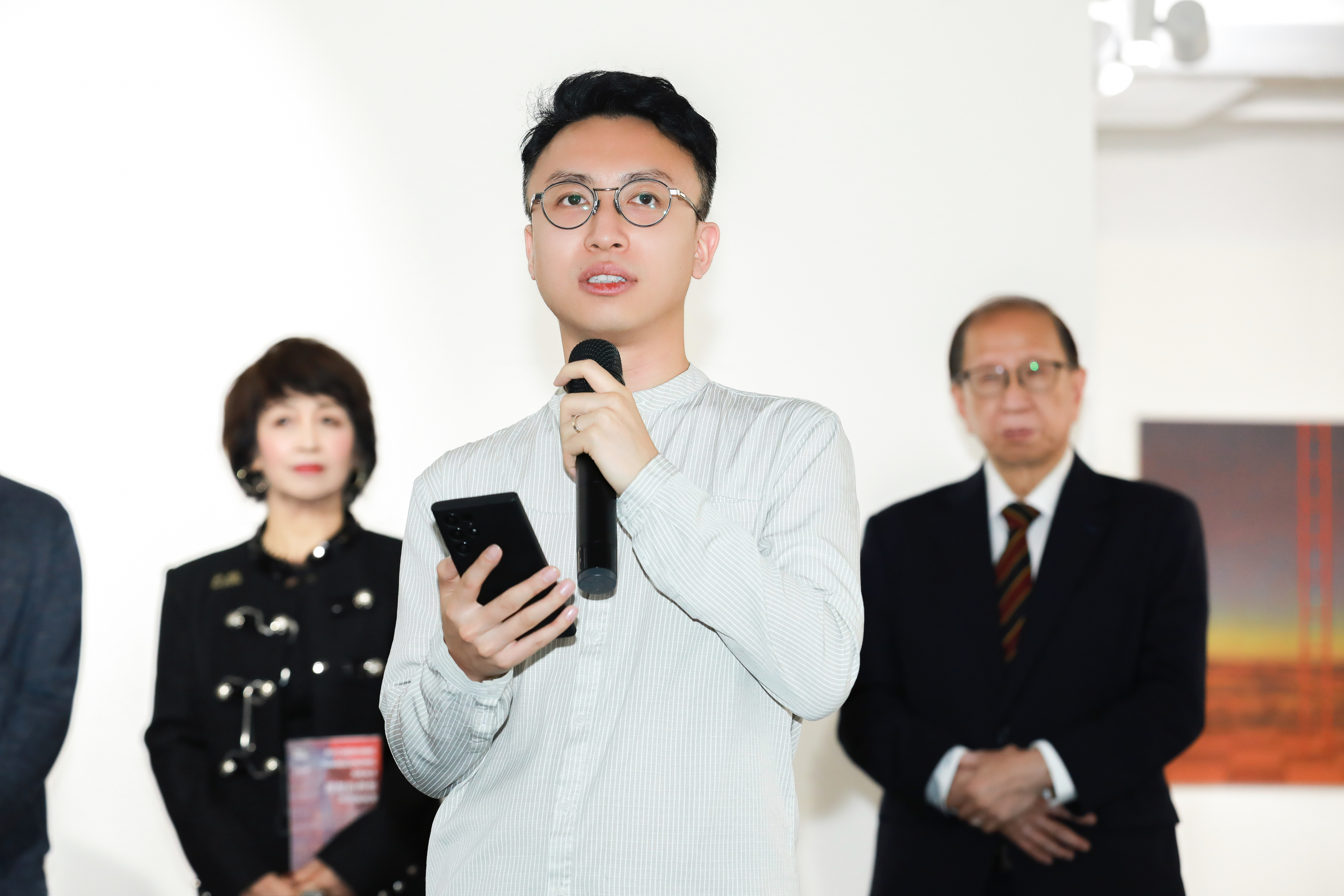 天趣国际艺术策展人林秉瀚先生致辞