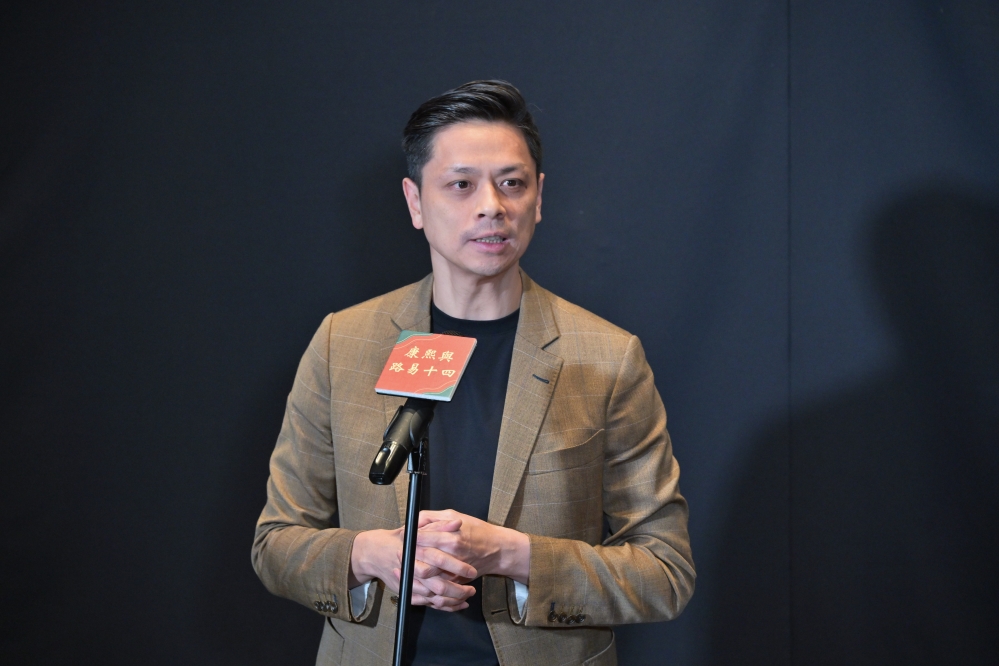 英皇影院集团总经理袁彦文先生在首映礼致辞