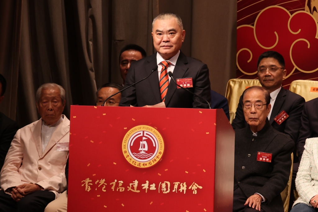 香港福建社团联会主席施清流（紫荆杂志实习记者 邹明蓁 摄）